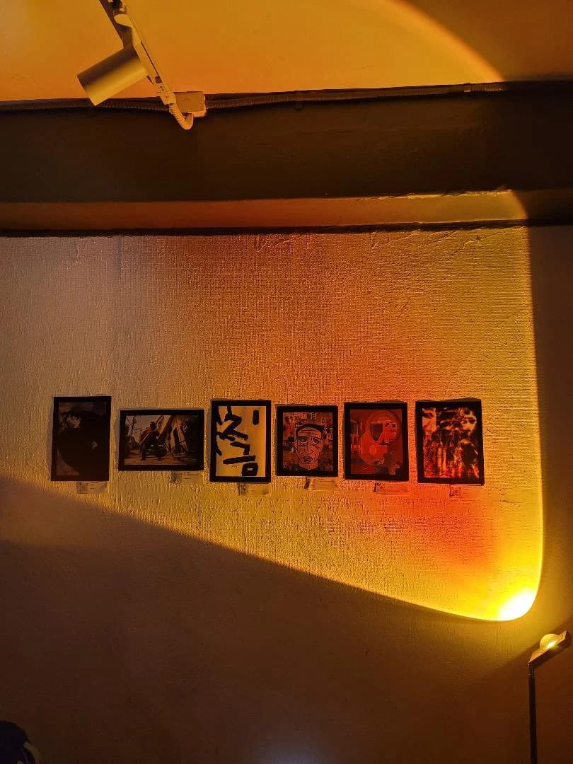 Exhibition setting at the Itaewon Film Festival